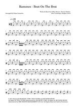 Beat on the Brat - Ramones drum sheet music