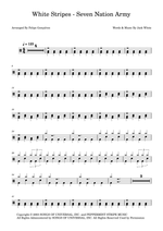 Seven Nation Army - The White Stripes drum sheet music