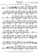 Two Princes - Spin Doctors drum sheet music