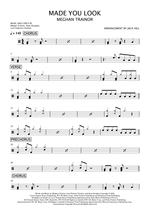 Made You Look - Meghan Trainor drum sheet music