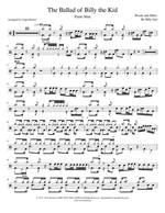 The Ballad of Billy the Kid - Billy Joel drum sheet music