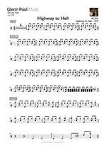 Highway to Hell - AC/DC drum sheet music