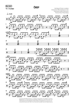 Creep - Radiohead drum sheet music