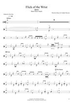 Flick of the Wrist - Queen drum sheet music