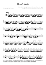 Again - Flyleaf drum sheet music
