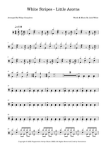 Little Acorns - The White Stripes drum sheet music
