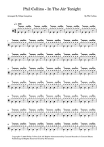 In the Air Tonight - Phil Collins drum sheet music
