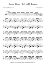 Only in My Dreams - Debbie Gibson drum sheet music