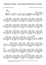 Everybody (Backstreet's Back) - Backstreet Boys drum sheet music