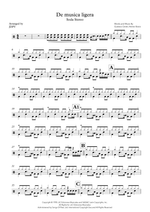 De Musica Ligera - Soda Stereo drum sheet music