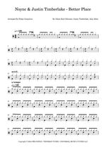Better Place - Nsync drum sheet music