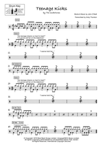 Teenage Kicks - The Undertones drum sheet music