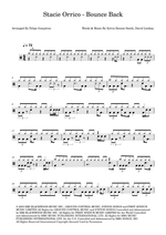 Bounce Back - Stacie Orrico drum sheet music