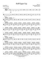 Stiff Upper Lip - AC/DC drum sheet music