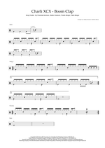 Boom Clap - Charli XCX drum sheet music