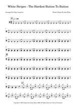 The Hardest Button to Button - The White Stripes drum sheet music
