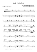 Hells Bells - AC/DC drum sheet music