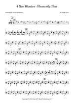 Pleasantly Blue - 4 Non Blondes drum sheet music