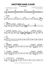 Another Man's Cause - Levellers drum sheet music