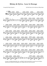 Love Is Strange Mickey & Sylvia Full Drum Transcription / Drum Sheet Music SheetMusicDirect D