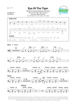 Eye of the Tiger - Survivor drum sheet music
