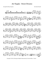 Sweet Dreams - Air Supply drum sheet music