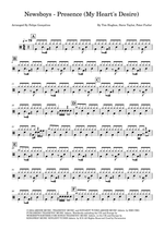 Presence (My Heart's Desire) - Newsboys drum sheet music