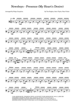 Presence (My Heart's Desire) - Newsboys drum sheet music