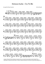 Cry to Me - Solomon Burke drum sheet music
