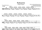 Radioactive - Imagine Dragons drum sheet music