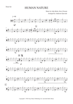 Human Nature - Michael Jackson drum sheet music