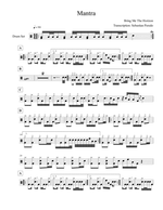 Mantra - Bring Me the Horizon drum sheet music