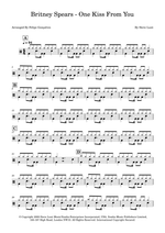One Kiss from You - Britney Spears drum sheet music