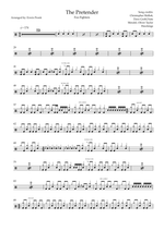 The Pretender - Foo Fighters drum sheet music