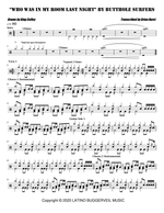 Who Was in My Room Last Night? - Butthole Surfers drum sheet music