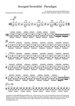 Paradigm - Avenged Sevenfold drum sheet music