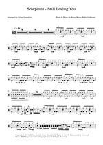 Still Loving You - Scorpions drum sheet music