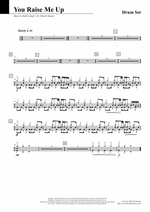 You Raise Me Up - Josh Groban and The African Children's Choir drum sheet music