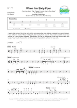 When I'm Sixty Four - The Beatles drum sheet music