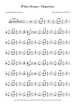 Hypnotize - The White Stripes drum sheet music