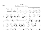 Stay (with Justin Bieber) - Kid Laroi drum sheet music