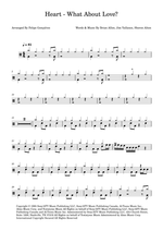 What About Love? - Heart drum sheet music