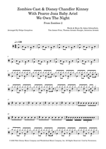 We Own the Night - Zombies 2 Cast drum sheet music