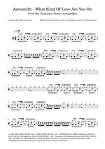 What Kind of Love Are You On - Aerosmith drum sheet music