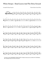 Dead Leaves and the Dirty Ground - The White Stripes drum sheet music
