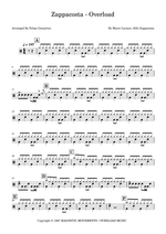 Overload - Zappacosta drum sheet music