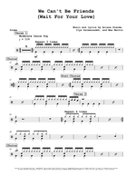 We Can't Be Friends (Wait for Your Love) - Ariana Grande drum sheet music