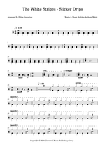 Slicker Drips - The White Stripes drum sheet music