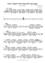 This Night Has Opened My Eyes - The Smiths drum sheet music