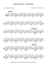 I Promise - Stacie Orrico drum sheet music